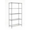 5 Tier Wire Shelf Unit;  Chrome;  1750 lb Capacity