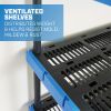 4-Tier 20"x48" Interlocking Plastic Storage Shelving Unit