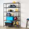 6-Tier Heavy Duty Wire Shelving Unit Black Capacity 3600 lbs