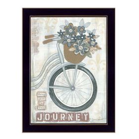 "Journey" By Annie LaPoint, Printed Wall Art, Ready To Hang Framed Poster, Black Frame