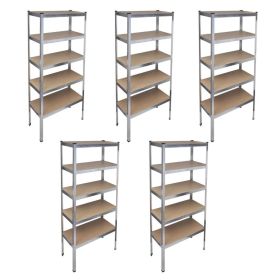 Storage Rack Garage Storage Shelf 5 pcs