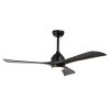 52" Ceiling Fan with Lights Remote Control,Quiet DC Motor 3 Blade Ceiling Fans 6 Speed Levels,Reversible Ceiling Fan, for Patio Living Room, Bedroom,