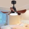 28 lnch Ceiling Fan with Lights Remote Control, Small Ceiling Fan Flush Mount, 5 Reversible Blades, Low Profile Ceiling Fan Light with 6 Speeds 3 Colo