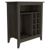 DEPOT E-SHOP Mojito Bar Cabinet, One Open Drawer, One Open Shelf, Carbon Espresso