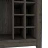 DEPOT E-SHOP Mojito Bar Cabinet, One Open Drawer, One Open Shelf, Carbon Espresso