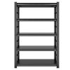 Storage Shelves 5 Tier Heavy Duty Metal Shelving Unit Adjustable Shelving Units and Storage Rack Kitchen Garage Shelf H72 * W47.2 * D23.6