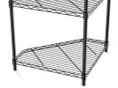 6 Tier Shelf Corner Wire Shelf Rack Pentagonal Shelves Adjustable Metal Heavy Duty Free Standing Corner Storage Display Chrome Rack for Bathroom, Livi