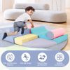 Soft Climb and Crawl Foam Playset 6 in 1, Soft Play Equipment Climb and Crawl Playground for Kids,Kids Crawling and Climbing Indoor Active Play Struct