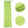 2 pcs W54*L84in Outdoor Patio Curtain/Green Glow