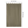 2 pcs W54xL84in Outdoor Patio Curtain/Coffee Liqueur