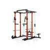 Power cage with LAT PullDown and Weight Storage Rack Optional Weight Bench, 1400 lb Capacity Power Rack for Home and Garage Gyms, Multiple Accessory S