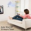 Simple Deluxe 7 inch Wall Mount Fan, 3 Speeds & 3 Modes, 15 Hours Timer, 60¬∞ Oscillating Circulating Fan, with Remote Control, Air Circulation Fan fo