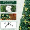 6.5ft Pre-Lit Fiber Optical Christmas Tree with Bow Shape Color Changing Led Lights&260 Branch Tips