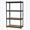 300 lb Capacity Riveted Steel Frame 60"H x 36"W x 18"D - Recycled - Black - Steel; Particleboard