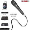 5 Core Microphone XLR Dynamic Mic Karaoke Singing Handheld Microfono Wired Professional Unidirectional 1/4 Plug In Cord Connection for Vocal DJ Music