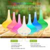 200ml Cool Mist Humidifier Ultrasonic Aroma Essential Oil Diffuser w/7 Color LED Lights Waterless Auto Off for Office Home Room Study Yoga Spa