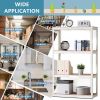 Storage Rack Shelving Unit Storage Shelf Steel Garage Utility Rack 4-Shelf Adjustable Shelves Heavy Duty Display Stand for Books; Kitchenware; Tools B