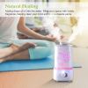 1500ml Ultrasonic Aroma Essential Oil Diffuser Air Humidifier w/7 Color LED Lights Waterless Auto Off