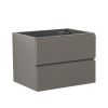 Alice-30W-102,Wall mount cabinet WITHOUT basin,Gray color,With two drawers