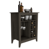 DEPOT E-SHOP Mojito Bar Cabinet, One Open Drawer, One Open Shelf, Carbon Espresso