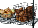 Hyper Tough 5 Tier Wire Shelf; Black; 1750 lb Capacity