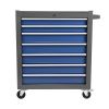 Rolling Tool Chest with 7-Drawer Tool Box with Wheels Multifunctional Tool Cart Mechanic Tool Storage Cabinet for Garage, Warehouse, Workshop, Repair