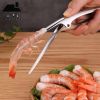 Shrimp Peeler Kitchen Appliances Portable Stainless Steel Shrimp Deveiner Lobster Practical Food Service Supplies Fishing Knife Tools