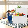 Safety Hinge Wooden Chest Organizer Toy Storage Box