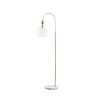 Arched Floor Lamp with Marble Base