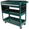 3 Tier Rolling Tool Cart, Heavy Duty Utility Cart Tool Organizer with Storage Drawer, Industrial Commercial Service Tool Cart for Mechanics, Garage, W