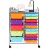 15 Drawer Rolling Storage Cart Storage Rolling Carts Drawers