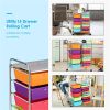 15 Drawer Rolling Storage Cart Storage Rolling Carts Drawers