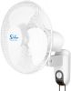 Simple Deluxe Household Wall Mount Fans 16 Inch Adjustable Tilt, 90 Degree, 3 Speed Settings, 1 Pack, White