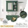 30'' Bathroom Vanity with Top Sink, Modern Bathroom Storage Cabinet with 2 Drawers and a Tip-out Drawer, Freestanding Vanity Set with Mirror Cabinet,