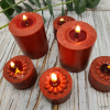 Elyon Tableware¬Æ 36 Coffee Scented Brown Colored Wax Deep Tealight Candles in Plastic Holder