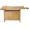 Wood Workbench - Wooden Workbench for Garage Workshop and Home