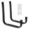 2Pcs Heavy Duty Garage Storage Hooks Hanger Wall Mount Utility Hooks for Ladders Bike Surfboard Kayak