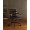 Harith Office Chair in Antique Slate Top Grain Leather YJ