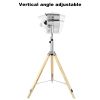 Simple Deluxe Tripod Pedestal Fan, 3 Speed Adjustment, Multiple Wide Angle Standing Fan, Suitable for Bedroom, Living Room and Office, Silver-10 Inch,