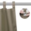 2 pcs W54xL84in Outdoor Patio Curtain/Coffee Liqueur