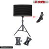 5 Core Speaker Stand Tripod Floor Adjustable Up to 48 Inch DJ Studio Monitor Stands Pole Mount- SS HD 1PK 4FT