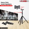 5 Core Speaker Stand Tripod Floor Adjustable Up to 48 Inch DJ Studio Monitor Stands Pole Mount- SS HD 1PK 4FT