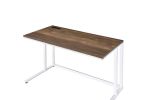 Writing Desk with Tyrese Built-in USB Port; Walnut & White Finish AL