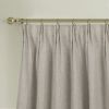 Newport Blackout Curtains for Bedroom, Linen Curtains for Living Room, Window Curtains, Room Darkening Curtains 84 Inches Long, Greige