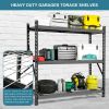 Garage Shelving Heavy Duty 72"H*77"W Garage Storage Shelves 6000LBS Heavy Duty Shelving Adjustable 3 Tier Metal Shelving for Garage Storage Shelving I