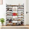 9 Tiers Shoe Rack Storage Organizer Shoe Shelf Organizer for Entryway Holds 50-55 Pairs Shoe; Stackable Shoe Cabinet Shoe Rack