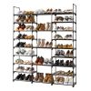 9 Tiers Shoe Rack Storage Organizer Shoe Shelf Organizer for Entryway Holds 50-55 Pairs Shoe; Stackable Shoe Cabinet Shoe Rack