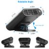 12V 150W Portable Car Heater Heating Fan 2 In 1 Defroster Defogger Demister Windshield Heater Automotive Cooling Fan with Air Purification 360¬∞ Rotat