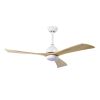 52" Ceiling Fan with Lights Remote Control,Quiet DC Motor 3 Blade Ceiling Fans 6 Speed Levels,Reversible Ceiling Fan, for Patio Living Room, Bedroom,