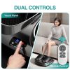 Shiatsu Foot Massager with Heat and Deep Kneading Therapy, Air Compression, Vibration for Pain Relief and Circulation, Open-Toe Style,Home or Office U